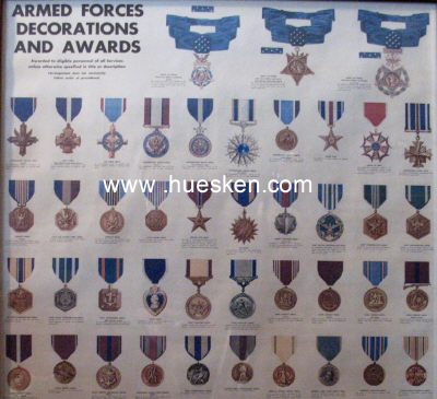 Foto 2 : ARMED FORCES DECORATIONS AND AWARDS. Großformatiges...