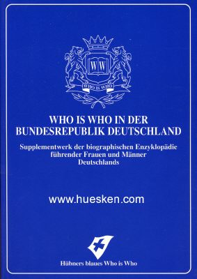 WHO IS WHO IN DER BUNDESREPUBLIK DEUTSCHLAND. 8. Ausgabe...