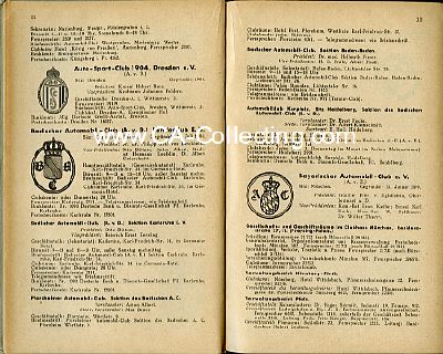 Photo 2 : AUTOMOBILCLUB VON DEUTSCHLAND AvD Club-Buch 1933. 632...
