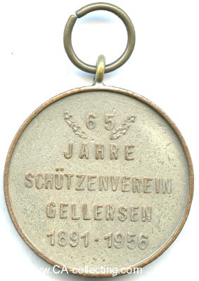 Photo 2 : GELLERSEN. Medaille '65 Jahre Schützenverein...