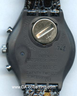 Photo 5 : SWATCH 1991 CHRONOGRAPH SILVER STAR SCN102. Uhrwerk:...