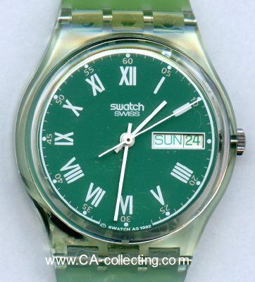 Foto 2 : SWATCH 1993 GENT GREEN SET GG704 Uhrwerk: Quartz...