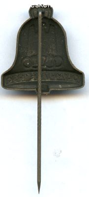 Foto 2 : ANSTECKNADEL in Form der olympischen Glocke mit Inschrift...