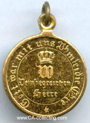 KRIEGSDENKMÜNZE 1870/71 FÜR KÄMPFER....
