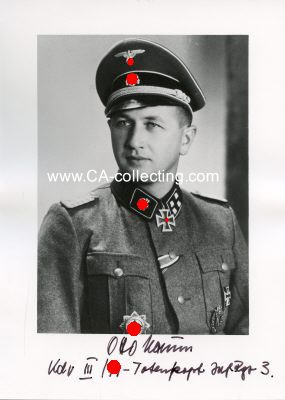 BAUM, Otto. SS-Oberführer, Kommandeur 17....