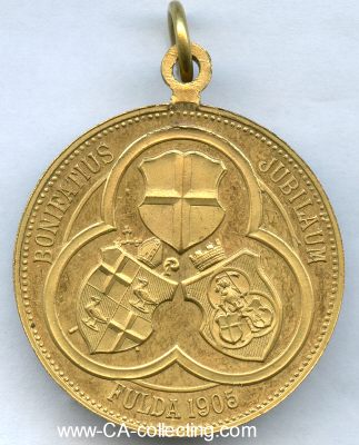 FULDA. Medaille zum Bonifatius Jubiläum Fulda 1905...