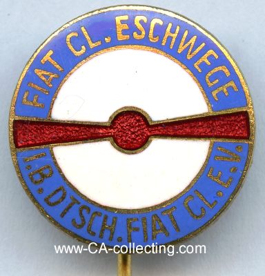 ESCHWEGE. Abzeichen des Fiat Club Eschwege...