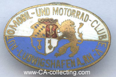 AUTOMOBIL- UND MOTORRAD-CLUB LUDWIGSHAFEN Abzeichen...