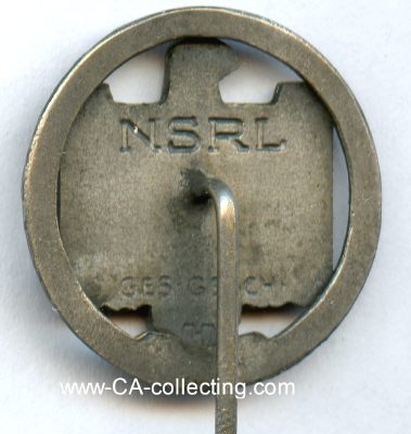 Foto 2 : NSRL-LEISTUNGSABZEICHEN 1943 SILBER. 800 Silber. 20mm an...