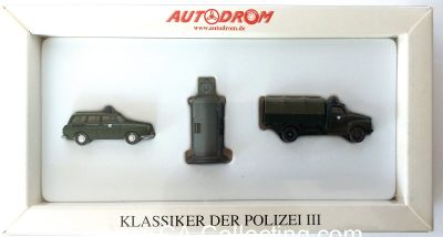 WIKING 99056 - AUTODROM - KLASSIKER DER POLIZEI III...