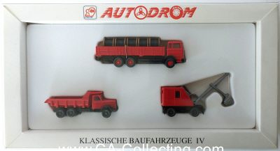 WIKING 99017 - AUTODROM - KLASSISCHE BAUFAHRZEUGE IV...