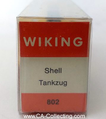 Foto 2 : WIKING 802 - SHELL TANKZUG. In Original Verpackung. 1:87....