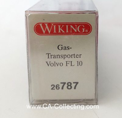 Photo 2 : WIKING 26787 - GAS-TRANSPORTER VOLVO FL 10. In Original...