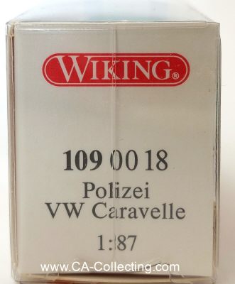 Photo 2 : WIKING 1090018 - POLIZEI VW CARAVELLE. In Original...