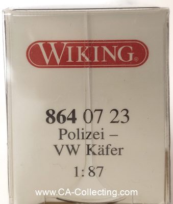 Photo 2 : WIKING 8640723 - POLIZEI VW KÄFER. In Original...