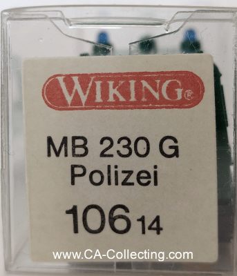 Photo 2 : WIKING 10614 - POLIZEI MERCEDES-BENZ 230 G. In Original...