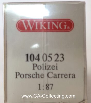 Photo 2 : WIKING 1040523 - POLIZEI PORSCHE CARRERA. In Original...
