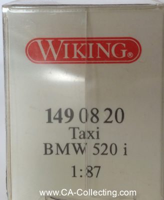 Foto 2 : WIKING 1490820 - TAXI BMW 520 I. In Original Verpackung....