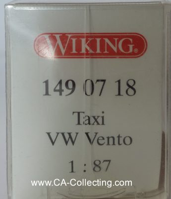 Photo 2 : WIKING 1490718 - TAXI VW VENTO. In Original Verpackung....