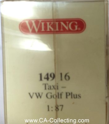 Foto 2 : WIKING 14916 - TAXI VW GOLF PLUS. In Original Verpackung....