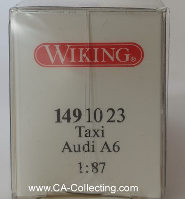 Foto 2 : WIKING 1491023 - TAXI AUDI A6. In Original Verpackung....