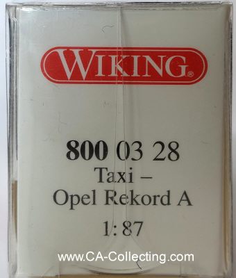 Photo 2 : WIKING 8000328 - TAXI OPEL REKORD A. In Original...