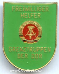 ABZEICHEN 'FREIWILLIGER HELFER - GRENZTRUPPEN DER DDR'.