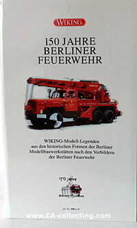 WIKING 9902158 - 150 JAHRE BERLINER FEUERWEHR.