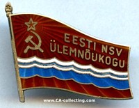 SUPREME SOVIET OF EESTI NSV MEMBERSHIP BADGE CONVOCATION 1992