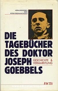 DIE TAGEBÜCHER DES DOKTOR JOSEPH GOEBBELS.