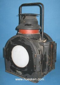 CARBIDE RAILROAD SIGNAL LAMP