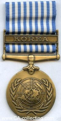 UNITED NATION SERVICE MEDAL WITH CLASP KOREA.