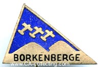 SEGELFLIEGERABZEICHEN 'BORKENBERGE' UM 1938.