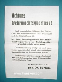 'ACHTUNG WEHRMACHTSQUARTIERE!'