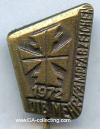 DTB-MEHRKAMPFABZEICHEN 1972 BRONZE.
