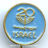 ABZEICHEN 1968 20 JAHRE ISRAEL