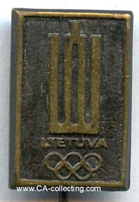 LITHUANIA - OLYMPIC GAMES TEAM BADGE.