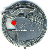 BLOCKAGE RUNNERS BADGE IN SILVER MADE.