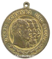 TRAGBARE BRONZEMEDAILLE 1888