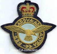 HANDEMBROIDERED ROYAL AIR FORCE BLAZER INSIGNIA