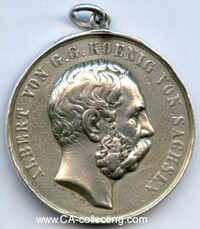 MILITARY SILVER SHOOTING PRIZE MEDAL 4 CLASS 1874