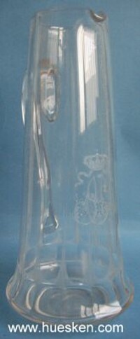 LARGE GLASS CARAFE FROM 1900