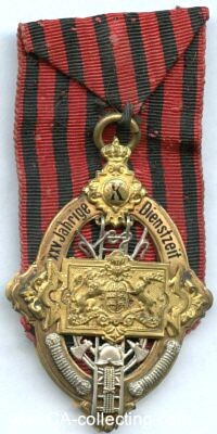 FIRE BRIGADE DECORATION FOR 25 YEARS SERVICE