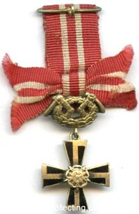 ORDER OF THE LIBERTY CROSS 3rd CLASS WITH SWORDS.