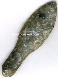 FLINT STONE SPEAR- OR LANCE HEAD - YOUNG STONE AGE