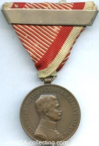 BRONZE MEDAL FOR BRAVERY WITH CLASP
