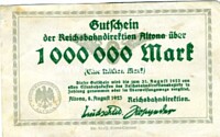 GUTSCHEIN 1 MILLION MARK