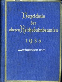 VERZEICHNIS DER OBEREN REICHSBAHNBEAMTEN 1935.