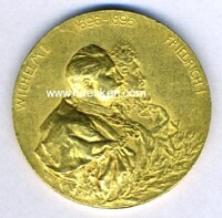 KLEINE STAATSPREISMEDAILLE FÜR KUNST 1896 IN GOLD