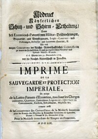 PRINTED EDICT 1759